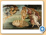 5.2.4-02 Botticelli-El Nacimiento de Venus (1482) Galería de los Uffizzi-Florencia